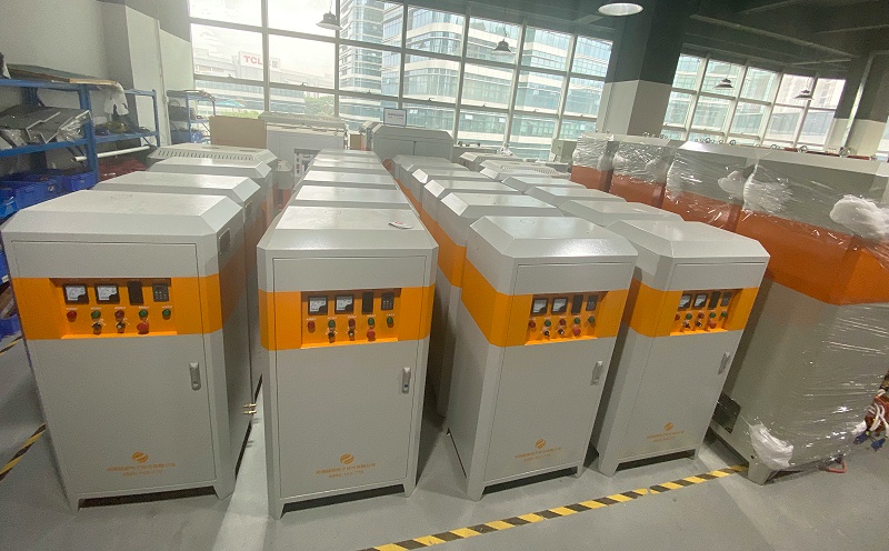 40台120KW電磁加熱系統