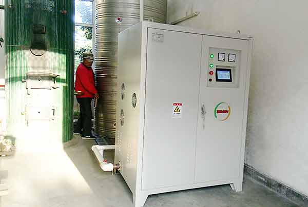電磁採暖爐使用中